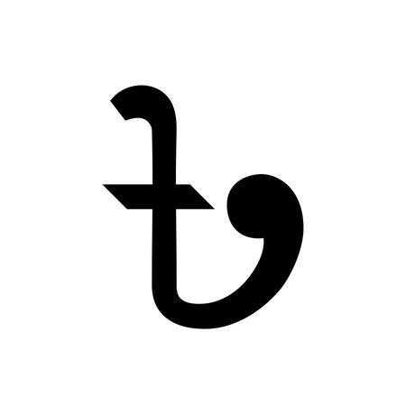 Bangladeshi taka currency sign isolated on white background. Vectorのイラスト素材