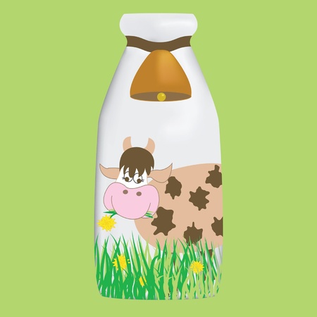 Bottle milkのイラスト素材