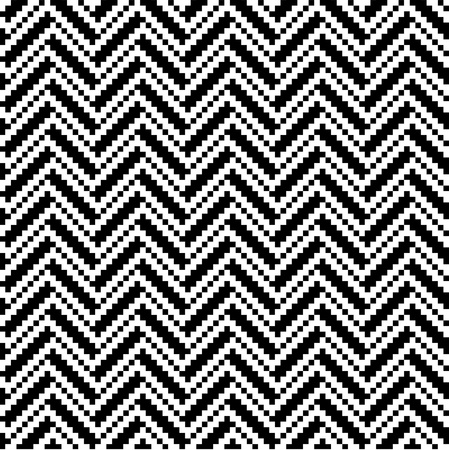 Zigzag pattern in black and white