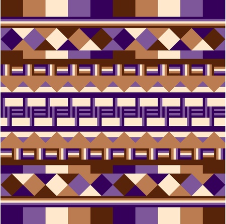 Pattern with geometrically elementsのイラスト素材