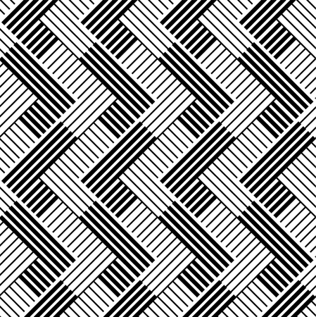 Pattern with line black and whiteのイラスト素材