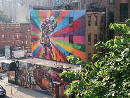 Amazing street arts in New Yorkの素材