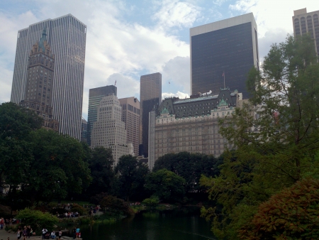 New York City View from Central Park.の素材
