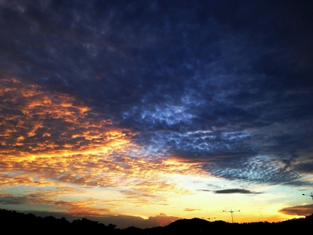 Stock Photo of Breathtaking Sunset.の素材