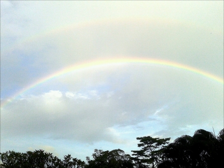 Double Rainbow in the Sky.の素材