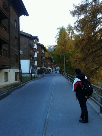 Zermatt Ski Village Switzerland.の素材