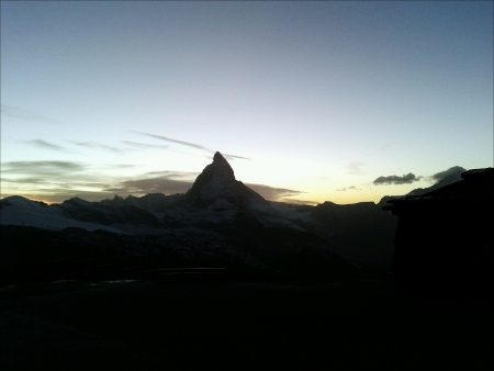 Matterhorn in Switzerland.の素材