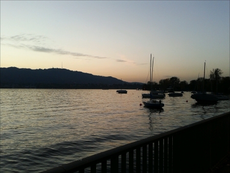 Beautiful Scenery at Zurich Switzerland.の素材