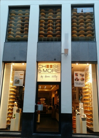 Pile of Dutch Cheese in the Cheese  More Shop at Amsterdam.の素材