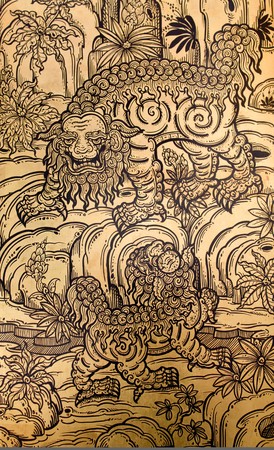 Traditional Thai style painting artの写真素材