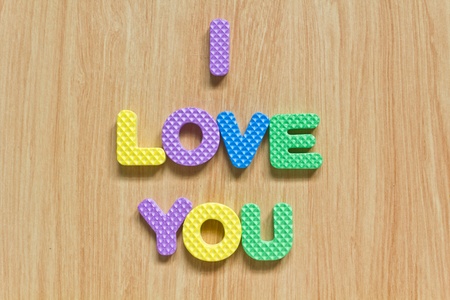 colorful letters with の写真素材