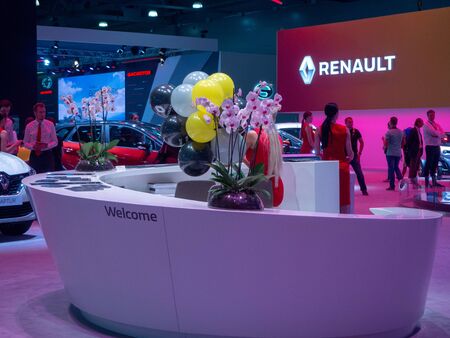 Moscow, Russia â 08 September 2018: Moscow International Automobile Salon MMAS 2018 MIAS in Crocus Expo motor showのeditorial素材