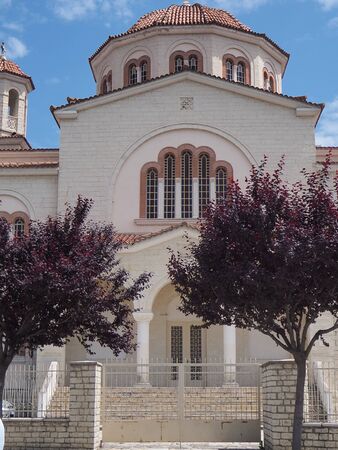 Berat, Albania- June 2018: Saint Dymitr, the Orthodox cathedral in Berat. The main temple of the metropolis of Beratのeditorial素材