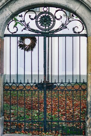 SZENTENDRE, HUNGARY - November, 2017: Typical cobbled street of charming little town Szentendre, near Budapest, Hungary. Sunne dayのeditorial素材