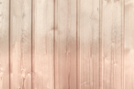 Clear brown planks background. The rustic backdrop for your design. Space for text. Front view. A high-quality photo of the hardwood wall. Red wooden texture. Verticalの写真素材