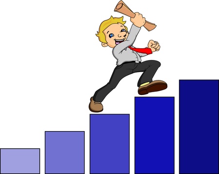 successful businessmanのイラスト素材