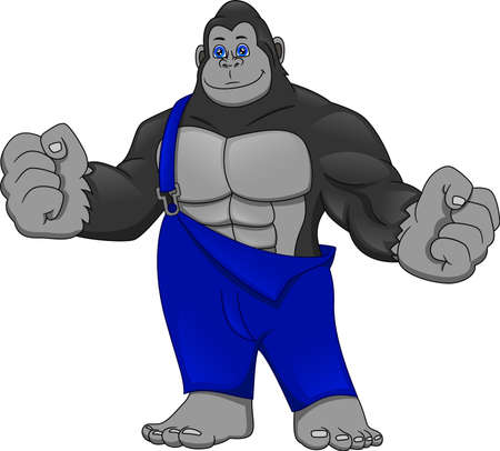 gorilla cartoon