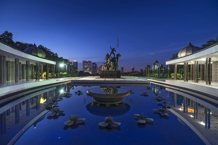 The National Monument Tugu Negara of Malaysiaのeditorial素材