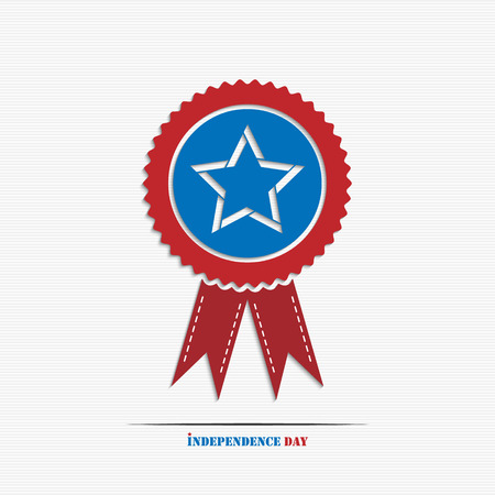 Fourth of july, independence day badge for your designのイラスト素材