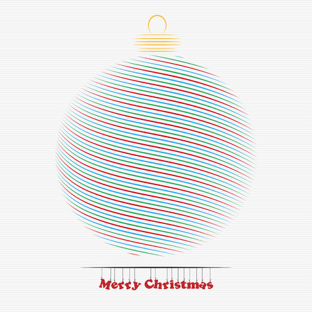 Vector illustration of christmas ball for your designのイラスト素材