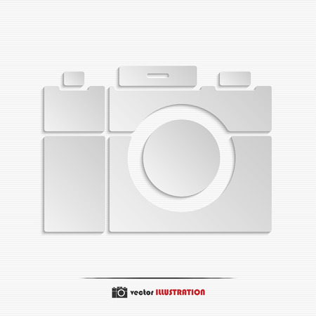 Abstract camera web icon for your designのイラスト素材