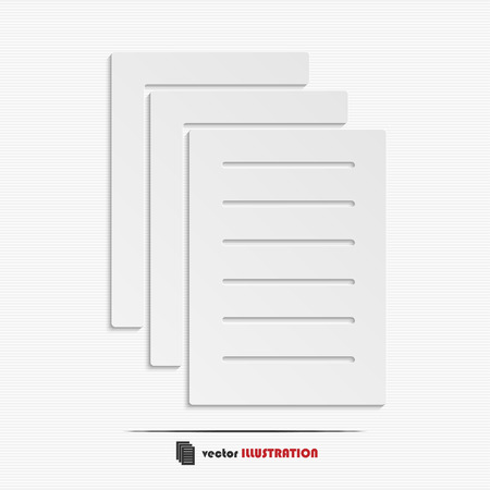 Abstract documents web icon for your designのイラスト素材