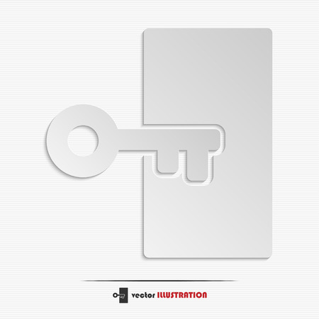 Abstract key web icon for your designのイラスト素材