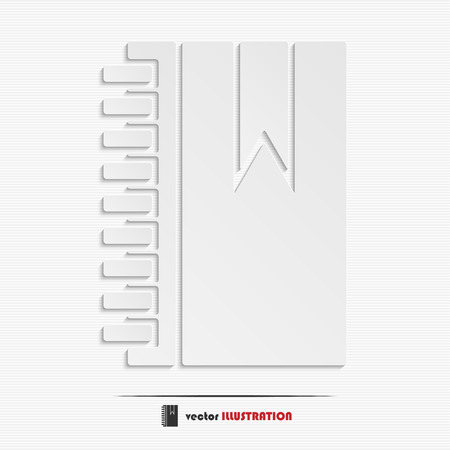 Abstract personal organizer web icon for your designのイラスト素材