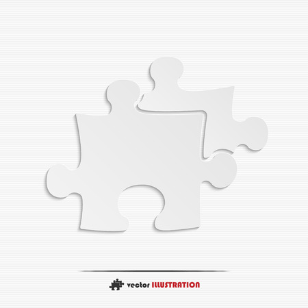 Abstract puzzle web icon for your designのイラスト素材