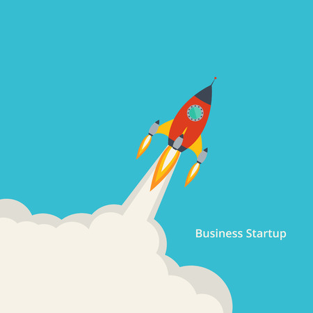 Vector illustration of new business project startup development or launching new product or service for your designのイラスト素材