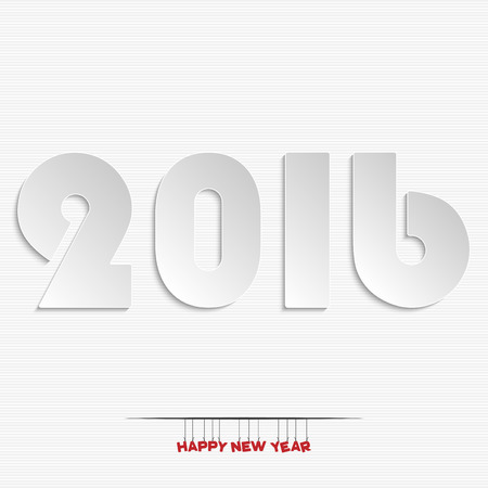 Happy new year 2016 greeting card designのイラスト素材