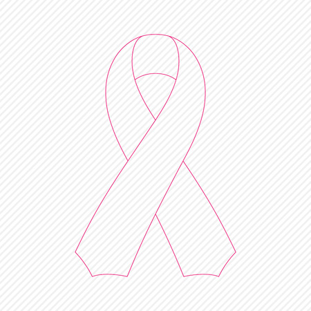 Breast cancer awareness pink ribbon for your designのイラスト素材