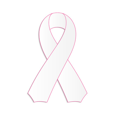 Breast cancer awareness month. Pink ribbon for your designのイラスト素材