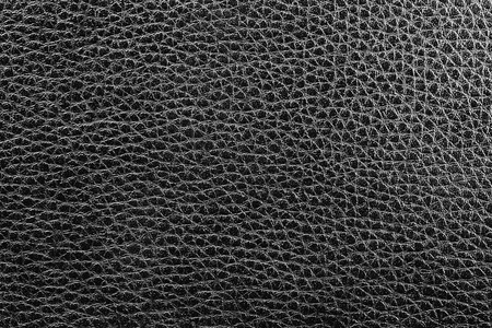 Closeup of black leather texture as background