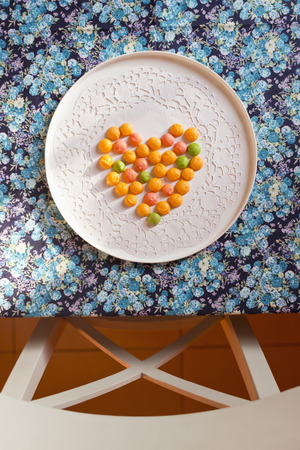 Handmade baked soft biscuits with sunshineの写真素材