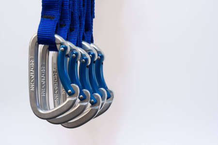 Blue Quickdraws isolated on a white backgroundの写真素材