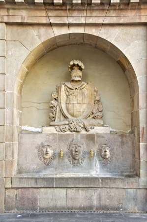 Drinking wells in the Barri Gotic Barcelona Drinking wells in the Barri Gotic Barcelona