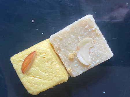 Piece of Thai sweetmeat made from coconut milk and sugar.