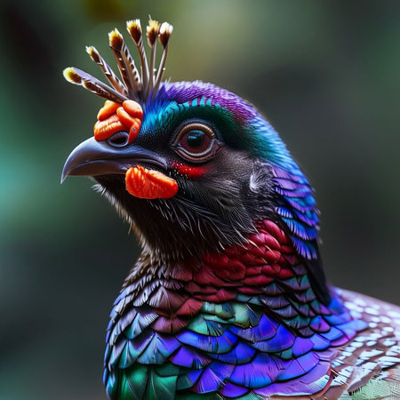 Close up of a Pheasant (Phasianus colchicus)の写真素材