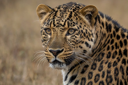 Leopard in the Okavango Delta - Moremi National Park in Botswanaの写真素材