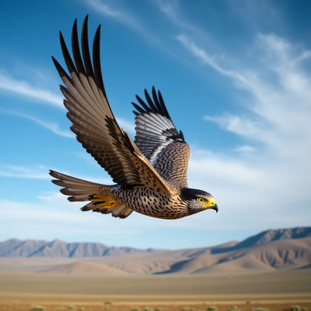 Peregrine falcon (Falco peregrinus)