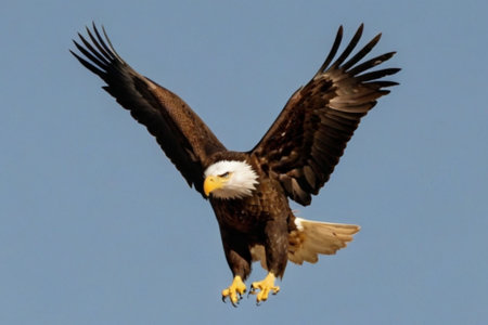 Bald Eagle (Haliaeetus leucocephalus)の写真素材