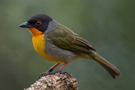 Yellow-crested Bulbul (Pycnonotus goiavier)の写真素材