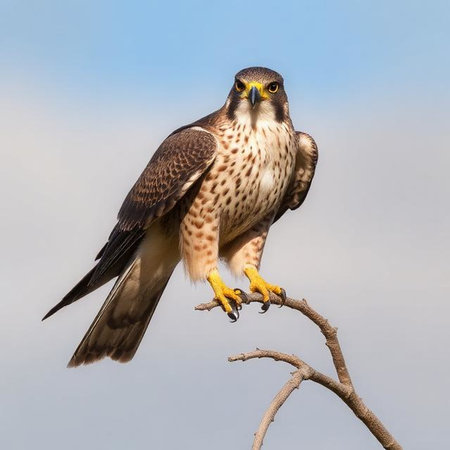 Peregrine Falcon (Falco peregrinus)の写真素材
