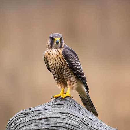 Peregrine Falcon (Falco peregrinus)の写真素材