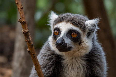Ring-tailed lemur (Lemur catta) portrait