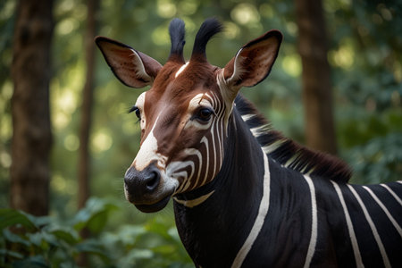 Portrait of a male antelopeの写真素材