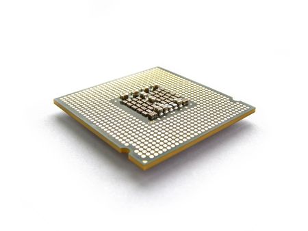 Silicon CPU for personal computer.の写真素材