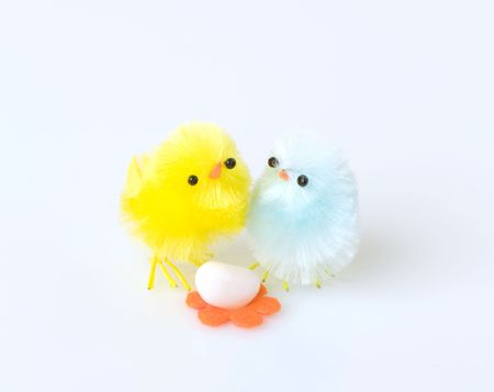 Easter Chick Family Portraitの写真素材