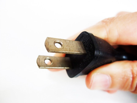 Hand with plug